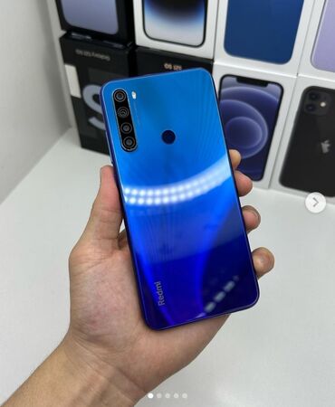 телефоны xiaomi redmi нот 10: Xiaomi, Redmi Note 8, Б/у, 64 ГБ, цвет - Голубой, 2 SIM