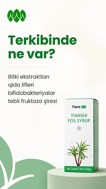 tibbi araba: 🌿 Tiens Fruktozan — fruktoza siropu və bitki mənşəli qida lifləri olan — 3