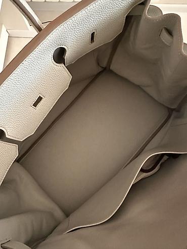 ucuz sumkalar instagram: Hermès Birkin çanta – Togo dəri, açıq boz rəng. Iki dəfə istifadə — 7