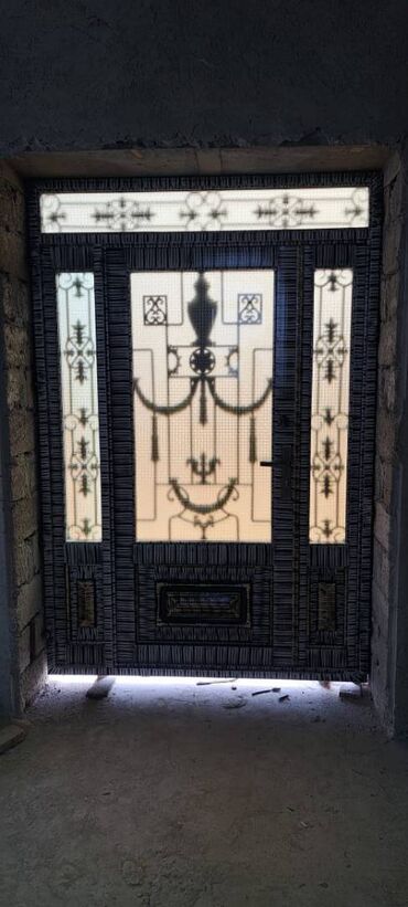 Həyət darvazaları: Seyf qapilari və Otaq qapıları istənilən ölçüyə və zövqə uyğun — 11