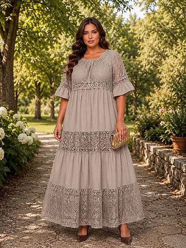 Haljine: 06. Još jedna predivna haljina za punije XL 2XL 3XL Cena : 3.290 — 1