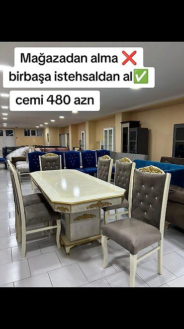 Masa desderinin stol stul birbaşa istehsalda satışı rəng seçimi var lalafo.az -da Masa desderinin stol stul birbaşa istehsalda satışı rəng seçimi var