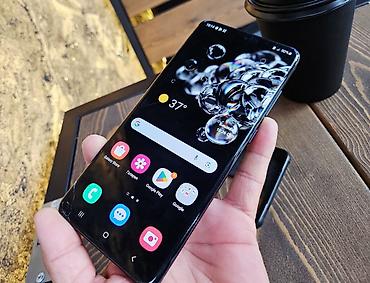 note 2: Samsung Galaxy S20 Ultra, Б/у, 128 ГБ, цвет - Черный, 2 SIM — 10