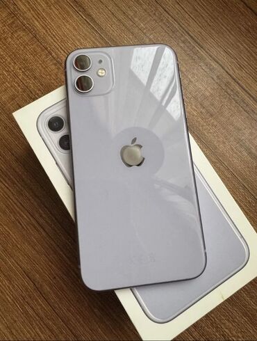 Apple iPhone: IPhone 11, 64 GB, Deep Purple, Simsiz şarj, Face ID