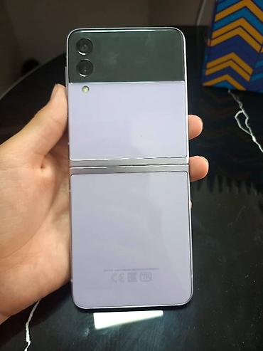 note 3: Samsung Galaxy Z Flip 3, Б/у, 128 ГБ, цвет - Фиолетовый, 2 SIM — 1