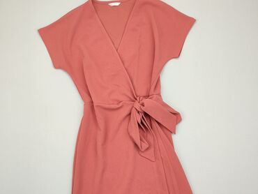 pudrowo różowa sukienki: Sukienka, S, stan - Dobry
