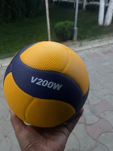 китайские фонари: Волейбольный мяч Mikasa V200W - Официальная расцветка: желто‑синий — 4