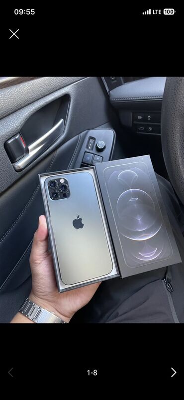 redmi not 13 про: IPhone 12 Pro, Б/у, 256 ГБ, Deep Purple, Зарядное устройство, Чехол, Коробка, 77 %