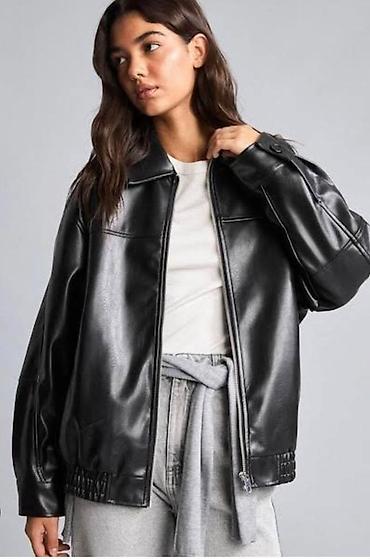 massimo dutti ispaniya: Dəri kurtka, Defacto, M, L — 2