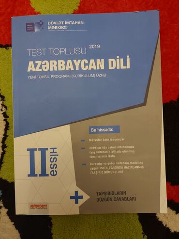 azərbaycan dili test toplusu 2 ci hissə pdf 2019: Azərbaycan Dili Test Toplusu - 2-ci hissə - DİM 2019 İçində yazı