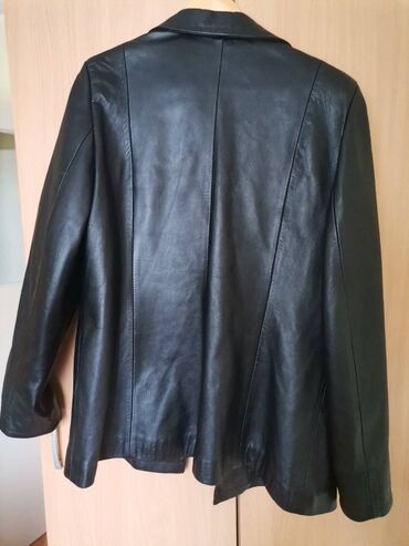 Ostale jakne, kaputi, prsluci: Kožna jakna XXXXL ili oversize Lepa mekana koža. Plaćena 11000 dinara — 4