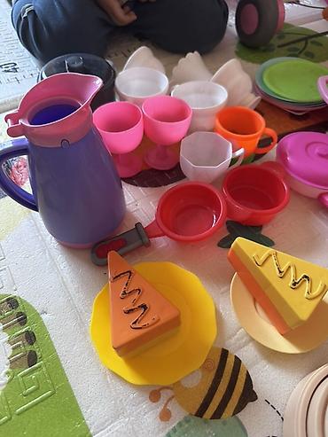 Наборы посуды: Большой набор детской посуды и кухонных принадлежностей для игры в — 4