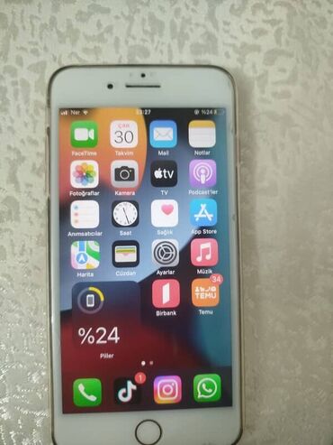 xacmaz telefon: IPhone 7 Plus, 32 GB, Rose Gold, Barmaq izi