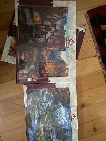 puzzle xalça: Puzzle 2000. İstifadə olunmuyub,karobkası heç açılmıyıb. Tək bir ədədi — 1