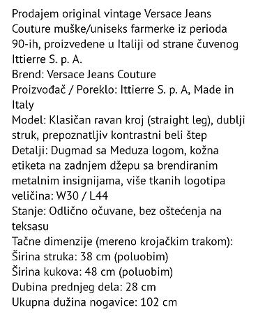 tifani mantili: Versace Jeans Couture muške farmerke - Model: klasičan — 8
