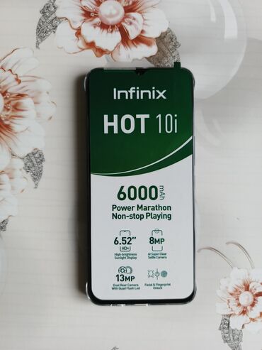 асус телефон: Infinix Hot 10i, Новый, 32 ГБ, цвет - Черный, 1 SIM, 2 SIM, eSIM