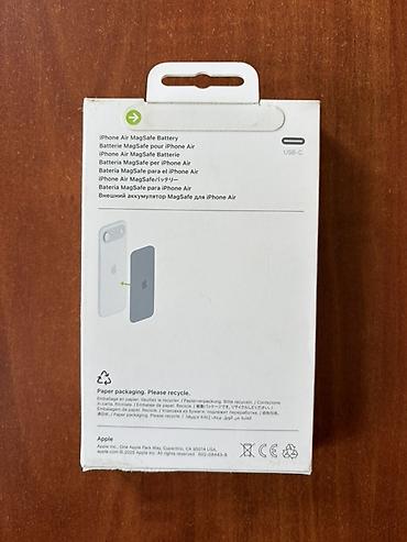 iphone 11 magsafe: Apple iPhone Air MagSafe Battery

Yenidir istifade olunmayib — 2