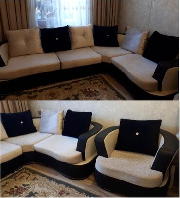 диваны в баку фото: Угловой диван, Нераскладной at lalafo.az диваны в баку фото: Угловой диван, Нераскладной