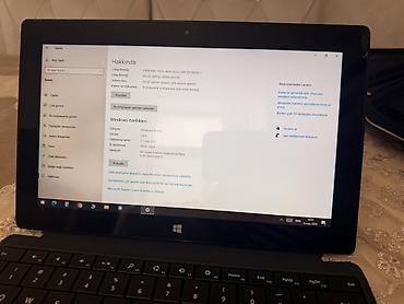Digər noutbuklar və netbuklar: Microsoft Surface planşet-noutbuk hibridi Xüsusiyyətlər: - Ekran — 1