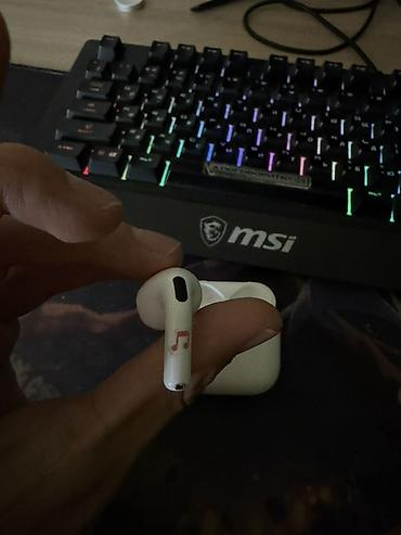 iphone 11 pr: Беспроводные наушники-вкладыши, Apple, AirPods 4, Б/у — 7
