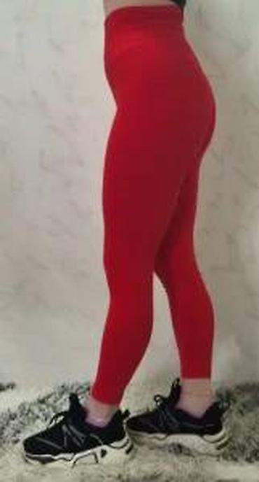 Helanke, biciklistički šortsevi: Crvene ženske helanke sa visokim strukom. Dizajnirane su za udobnost i — 10