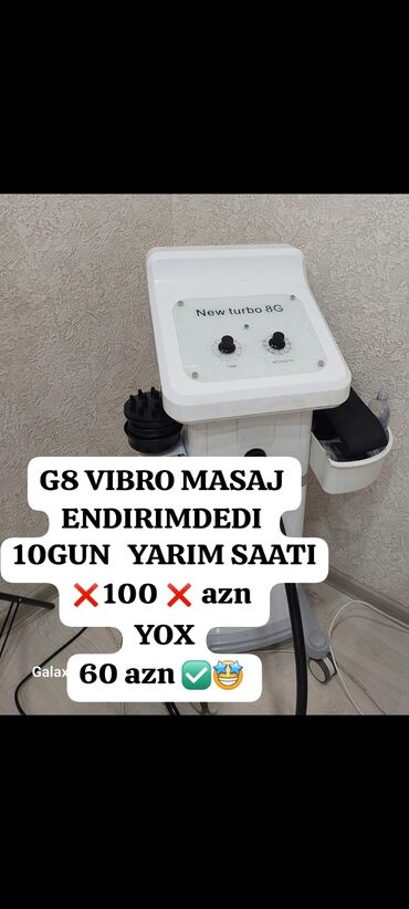 g8 aparati: G8 vibro masaj endirimdedi 100 azn YOX 60 AZN DI
