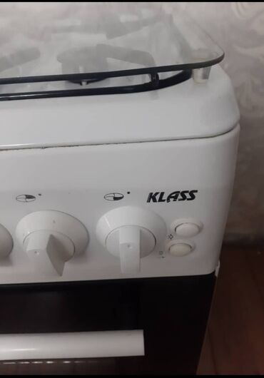 газовая плита с духовкой: Klass, Газовая, Механическое, Напольная, Б/у, Полная оплата
