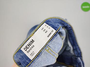 denim boot: Bershka, Jeansy damskie, rozmiar M — 4