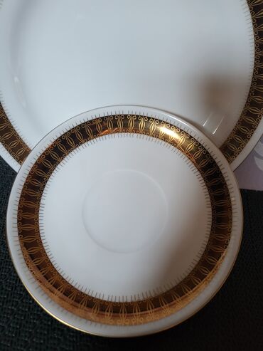 Kuhinjski setovi: Set porcelanski Kahla Istocna Nemacka 70te. Trodelni set,nigde — 7