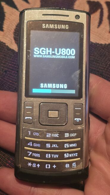 Samsung: Samsung U800 Soul, Колдонулган, < 2 ГБ, түсү - Боз, 1 SIM