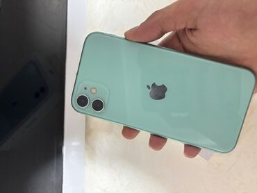 Digər Avtomobillər: IPhone 11, 64 GB, Yaşıl, Zəmanət, Barmaq izi, Simsiz şarj