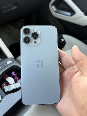 Apple iPhone: IPhone 13 Pro, Б/у, 512 ГБ, Sierra Blue, Чехол, 72 % — 2