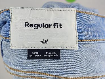 znane marki: H&M, Jeansy damskie, rozmiar L — 4