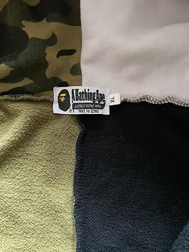 Толстовки: Худи на молнии BAPE (A Bathing Ape) Shark Full Zip, сплит-дизайн — 5
