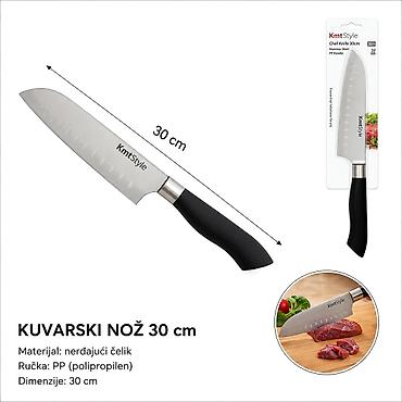 Naslov: KMT Crna drška japanski nož 5403791 Opis: Kuhinjski nož