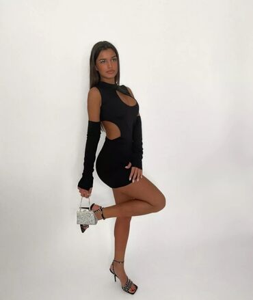 Haljine: 2XL, bоја - Crna, Koktel, klub, Dugih rukava na lalafo.rs — 30 Haljine: 2XL, bоја - Crna, Koktel, klub, Dugih rukava — 30