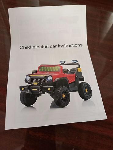 uşaq polis maşınları: Uşaq üçün elektrikli maşın – off-road tipli jeep - Güclü təkərlər və — 3