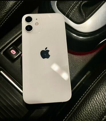 i̇phone 12 mini: IPhone 12 mini, 128 GB, Ağ, Zəmanət, Barmaq izi, Face ID