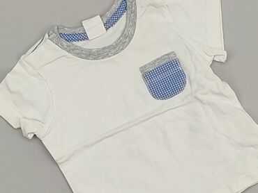 koszulka oversize biała: T-shirt, H&M, 3-6 months, condition - Good