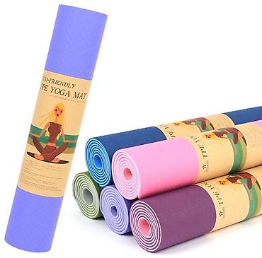 для природы: Коврик для йоги TPE (Thermoplastic Elastomer) - Материал: TPE — — 1