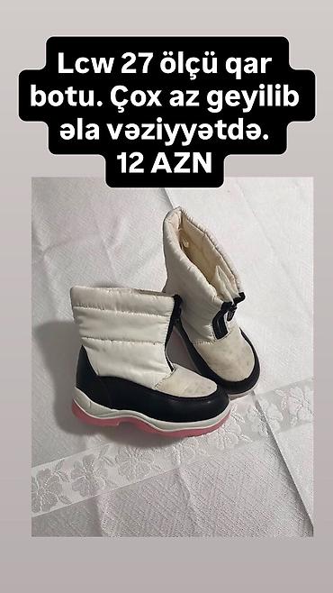 qar şalvarı: Rəng - Qara Tuflilər, Ölçü: 26, Qız üçün — 9