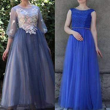 Вечерние платья: Вечернее платье, А-силуэт, Длинная модель, Без рукавов, Стандарт — 13