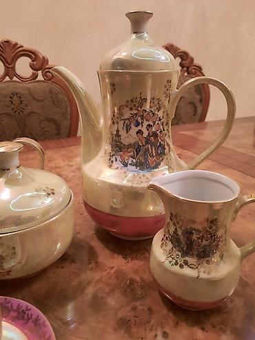 mis samovar satilir: Çay dəsti, rəng - Sarı — 4