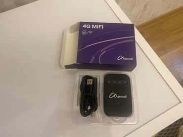 bakcell klass 5: Azercell 4G MiFi – Portativ İnternet Modem 📦 Vəziyyəti: Yeni / 3 ay