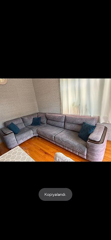 ofis ucun divan: Endirim ‼️ ✔️400 man(Ramana qəs). Uqlavoy divan. Bazalidir, açılır — 1
