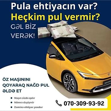 vaz 2107 ehtiyyat: Xidmət: Avtomobil girovsuz-nağd təminat Təsvir: - Öz avtomobilinizi — 1