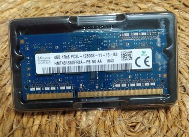 купить бу ноутбук в бишкеке: Оперативная память, Б/у, Hynix, 4 ГБ, DDR3, Для ноутбука