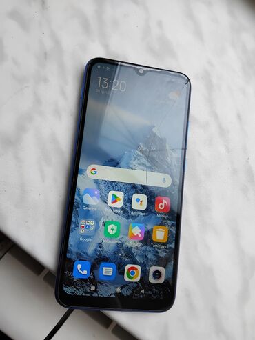 мобильный телефон: Redmi 9A, 32 GB, rəng - Göy, Barmaq izi, İki sim kartlı