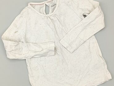 białe bluzki z krótkim rękawem: Blouse, Lupilu, 5-6 years, 110-116 cm, condition - Fair