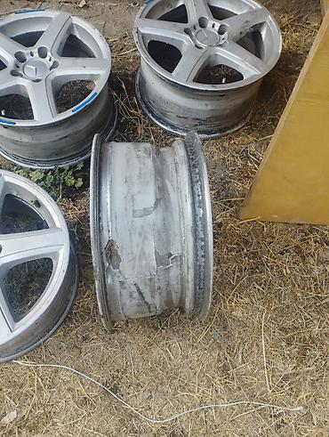 Комплект литых дисков Mercedes, 5‑спицевые. - Количество: 4 шт. -